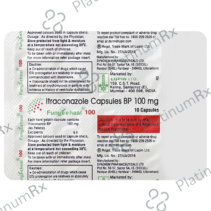 Fungeeheal 100 Capsule
