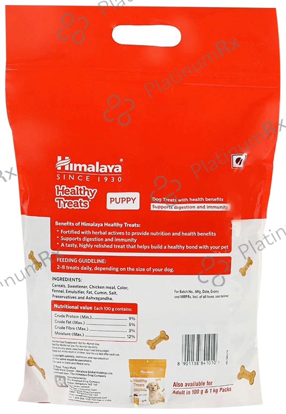 Himalaya Healthy Treats with Chicken for Puppy's Digestion & Immunity 1 kg
