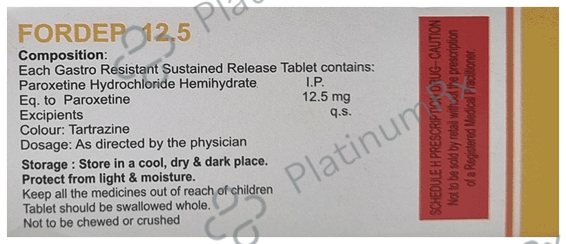 Fordep 12.5mg Tablet