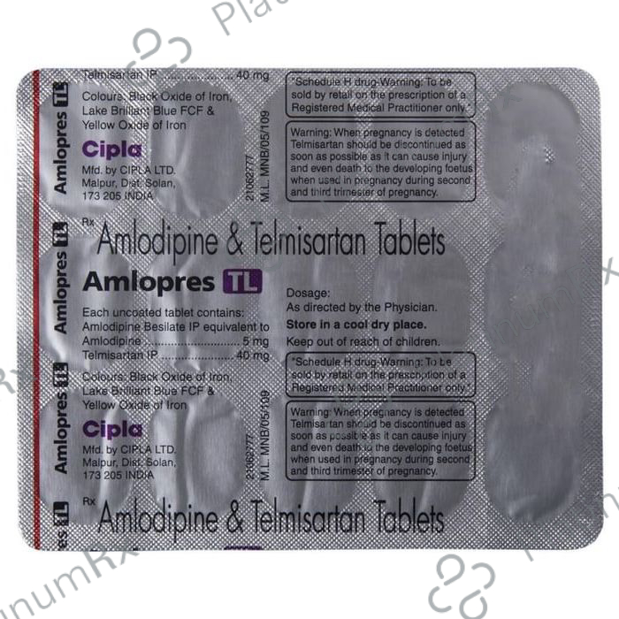 Amlopres TL 5/40mg Tablet 15s