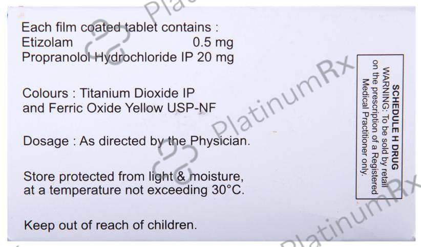 Etizola Beta 0.5 Tablet