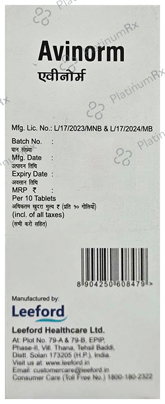 Avinorm Tablet