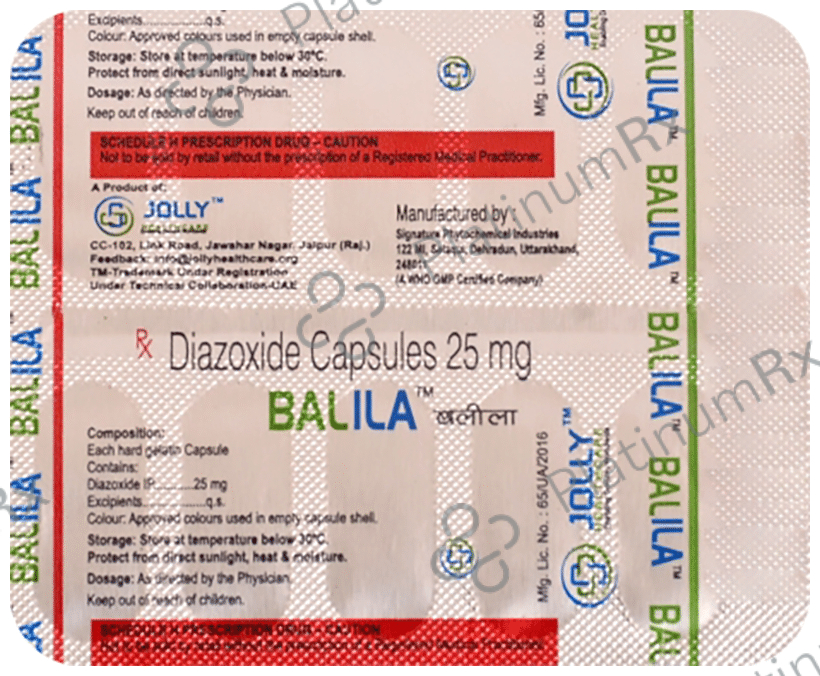 Balila 25mg Capsule