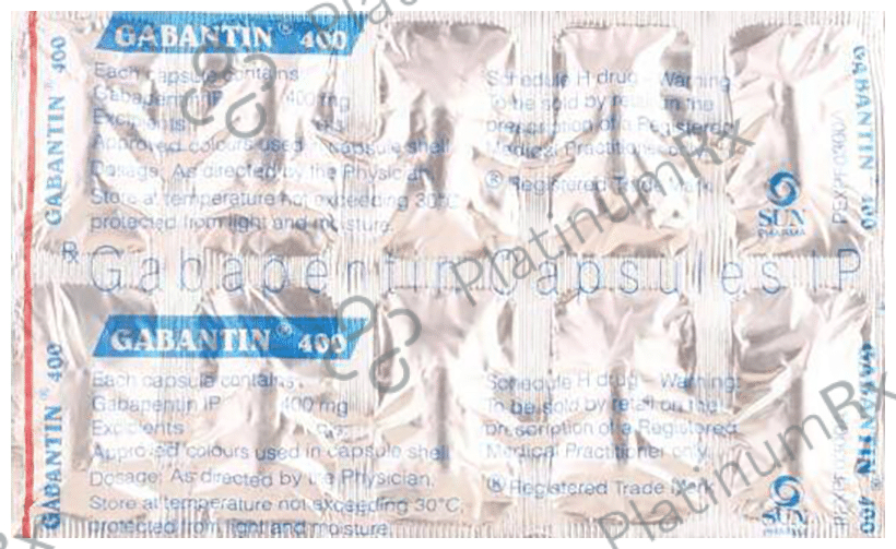 Gabantin 400mg Capsule 10s