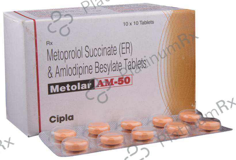Metolar AM 5/50mg Tablet 10s