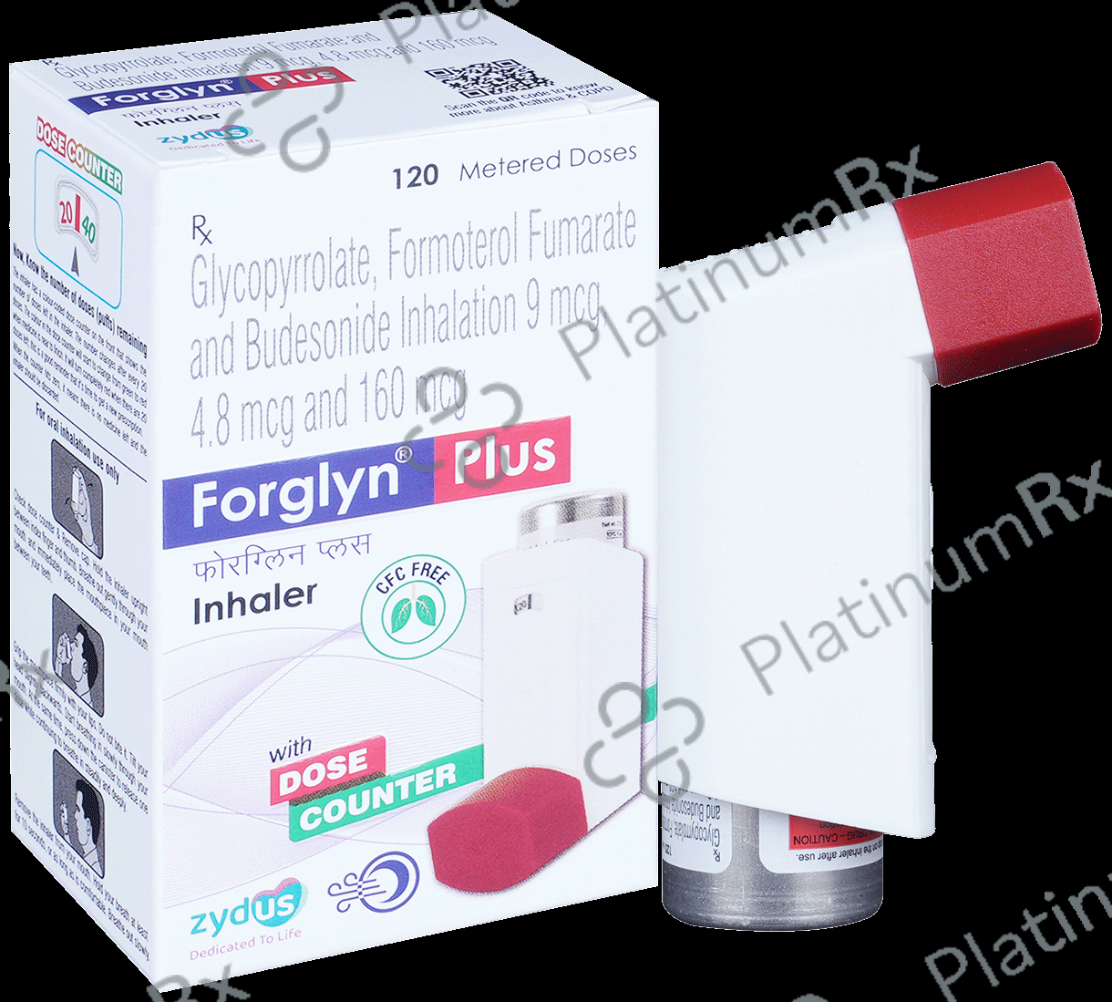 Forglyn Plus CFC Free Inhaler 120MDI