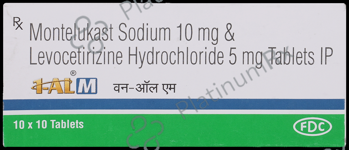 1 AL M 5/10mg Tablet 10s