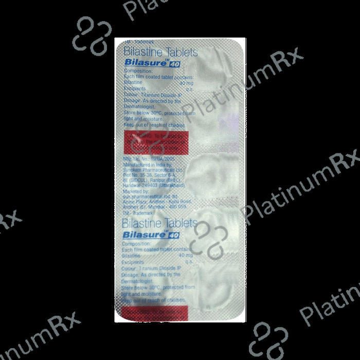 Bilasure 40mg Tablet 10s