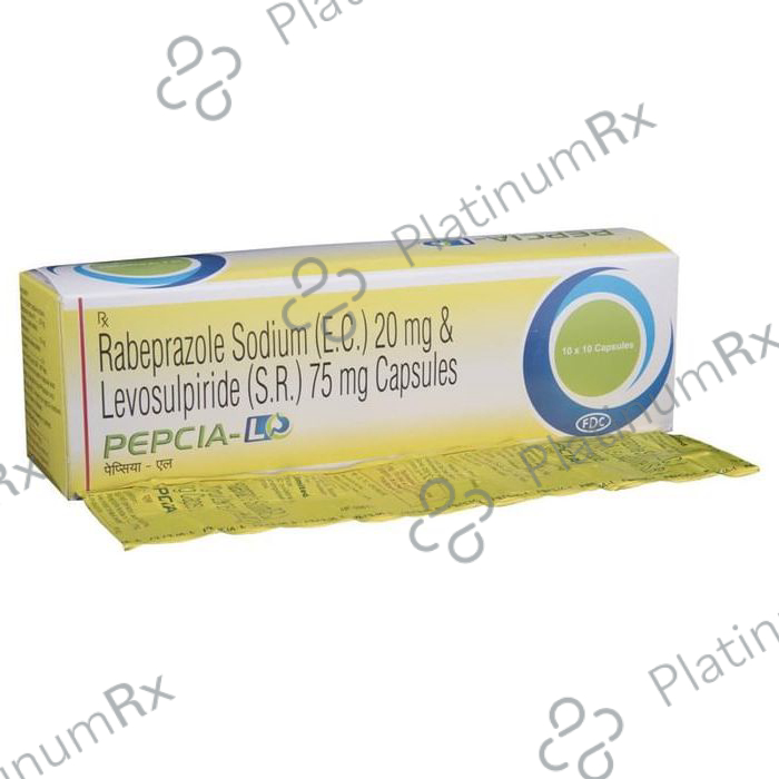 Pepcia L 75/20mg Capsule SR 10s