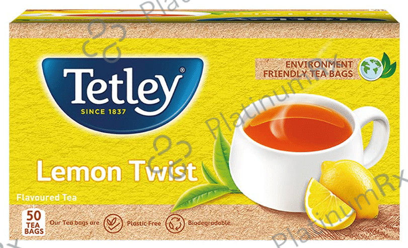 Tetley Flavoured Black Tea Rich Assam Blend (2gm Each) Lemon Twist