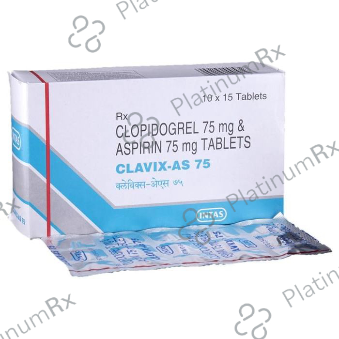 Clavix-AS 75 Tablet 10 Tablet
