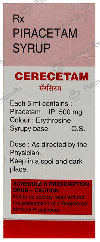 Cerecetam 500mg Syrup 100ml