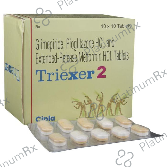 Triexer 2/500/15mg Tablet ER 10s