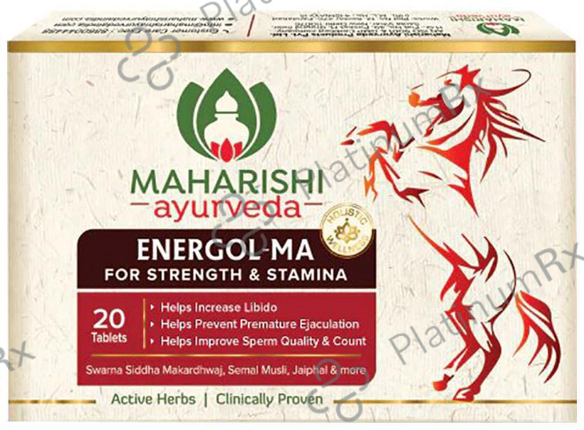 Maharishi Ayurveda Energol-MA Tablet - For Strength & Stamina