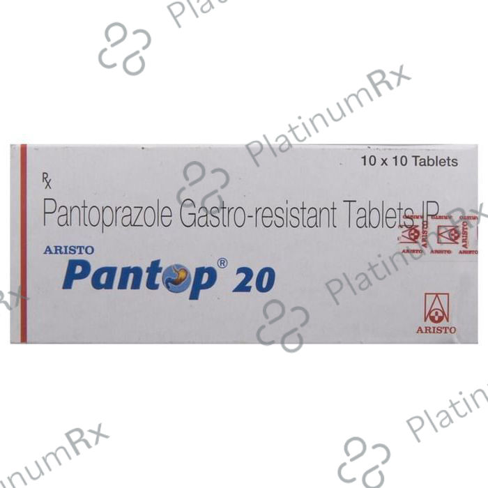 Pantop 20mg Tablet 10s