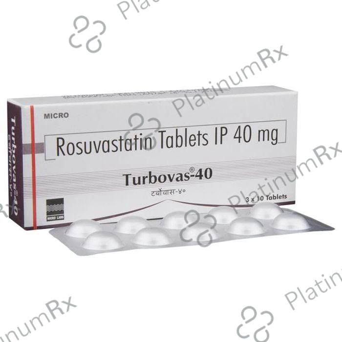 Turbovas 40mg Tablet 10s