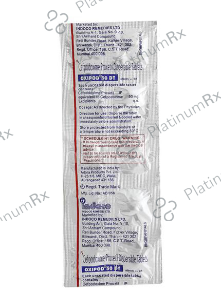 Oxipod DT 50mg Tablet 10s