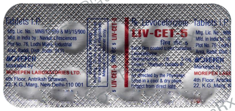Liv-Cet 5 Tablet