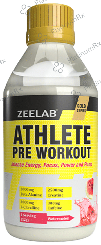 Zeelab Athlete Pre Workout Powder Watermelon 12 gm