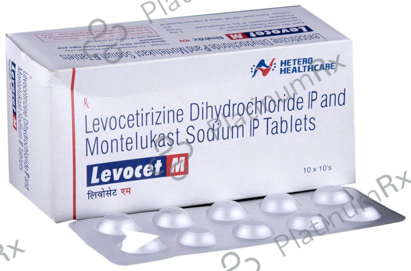 Levocet M 5/10mg Tablet 10s