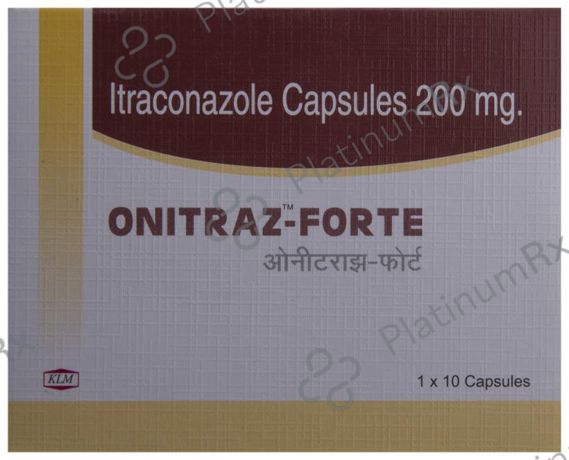 Onitraz Forte 200mg Capsule 10s