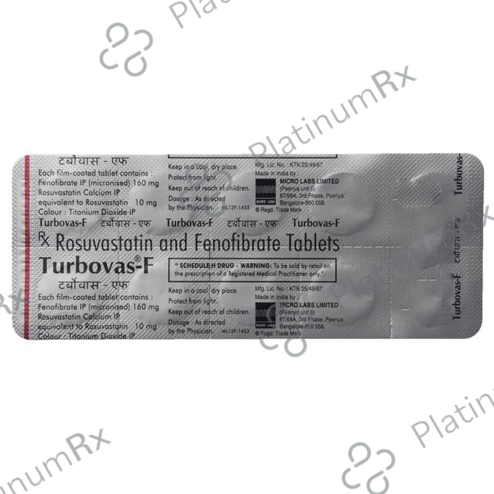 Turbovas F 160/10mg Tablet 10s