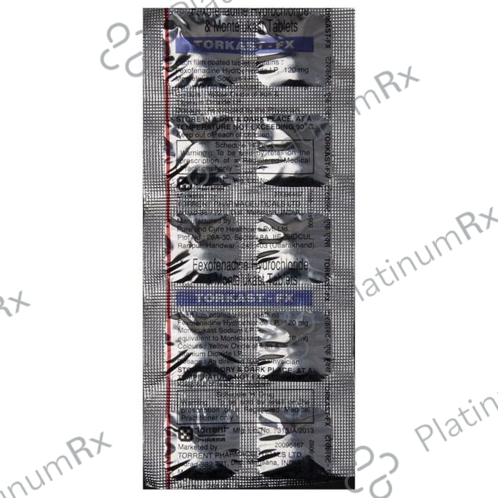 Torkast FX 120/10mg Tablet 10s