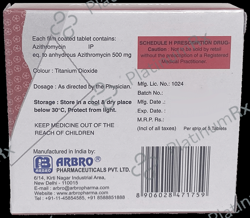 Azicin 500 Tablet 5 Tablet