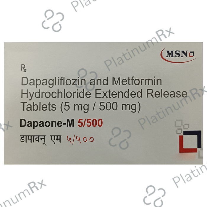 Dapaone M 5/500mg Tablet ER 10s