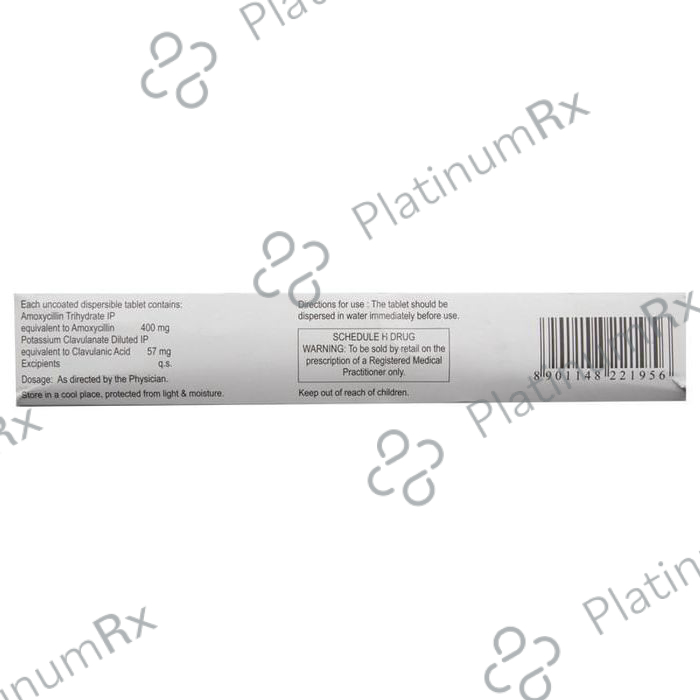 Clamp Kid 400/57mg Forte Tablet 10s