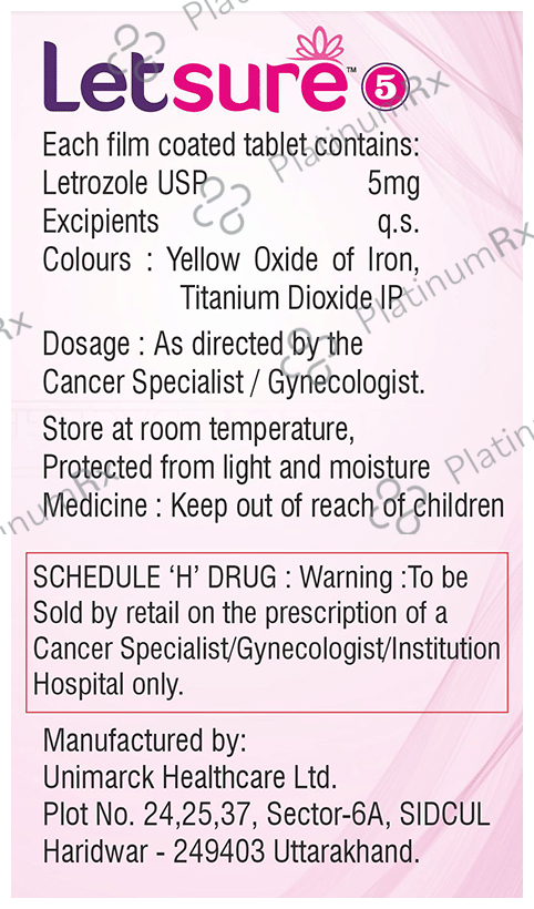 Letsure 5mg Tablet 5s