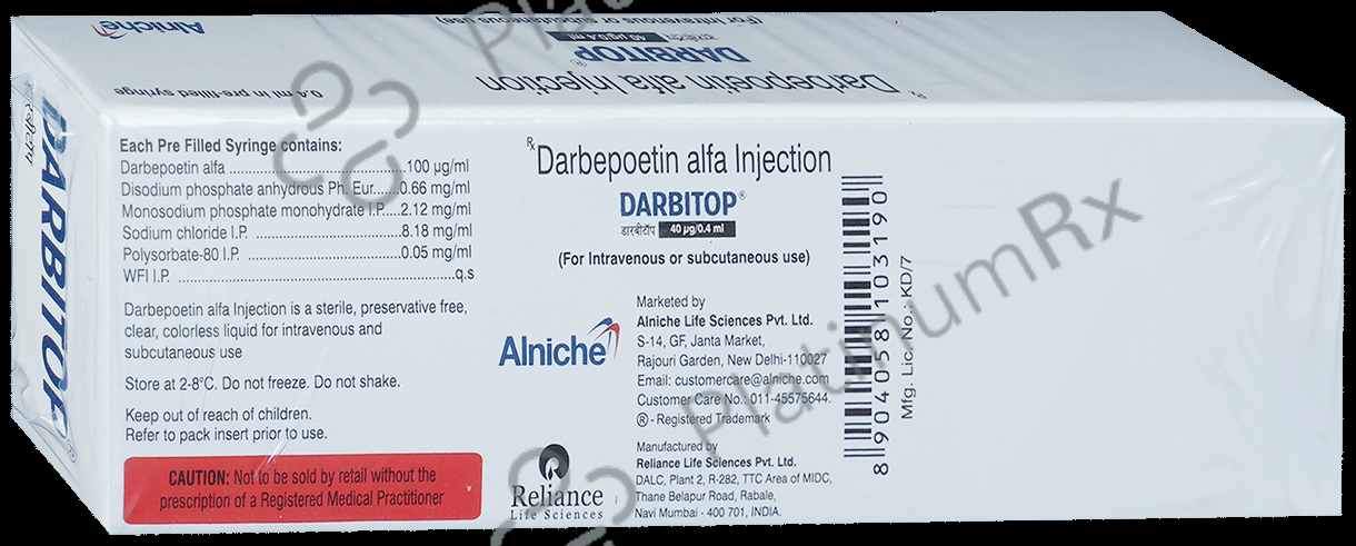 Darbitop 40mcg Injection 1s