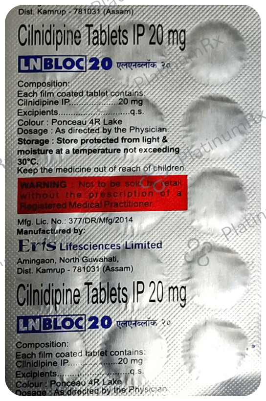 Lnbloc 20mg Tablet 15s