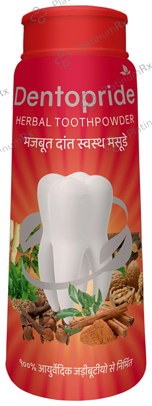 Dentopride Herbal Toothpowder (100gm Each) 1 Bottle