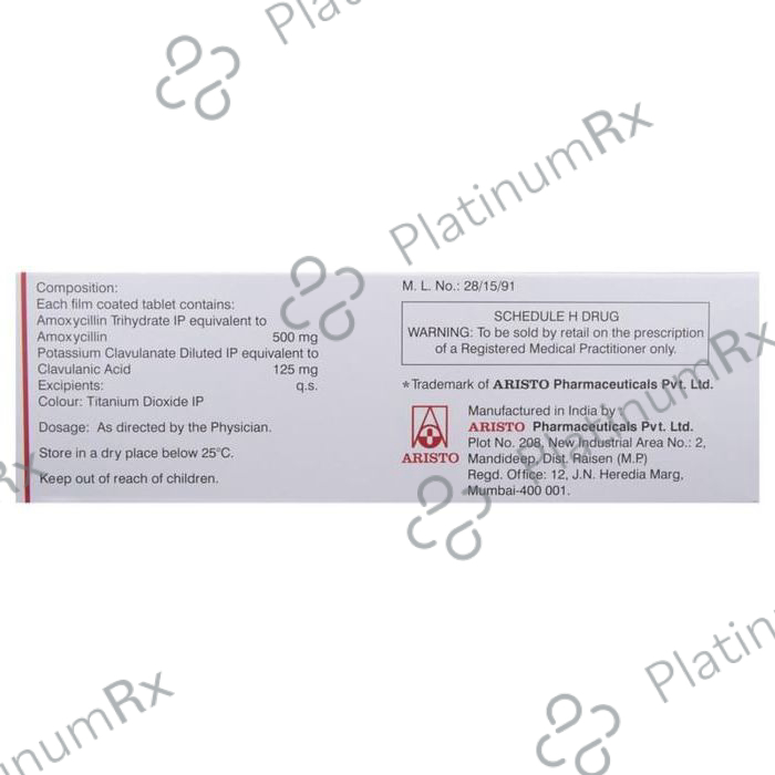 Mega CV 625mg Tablet 10s