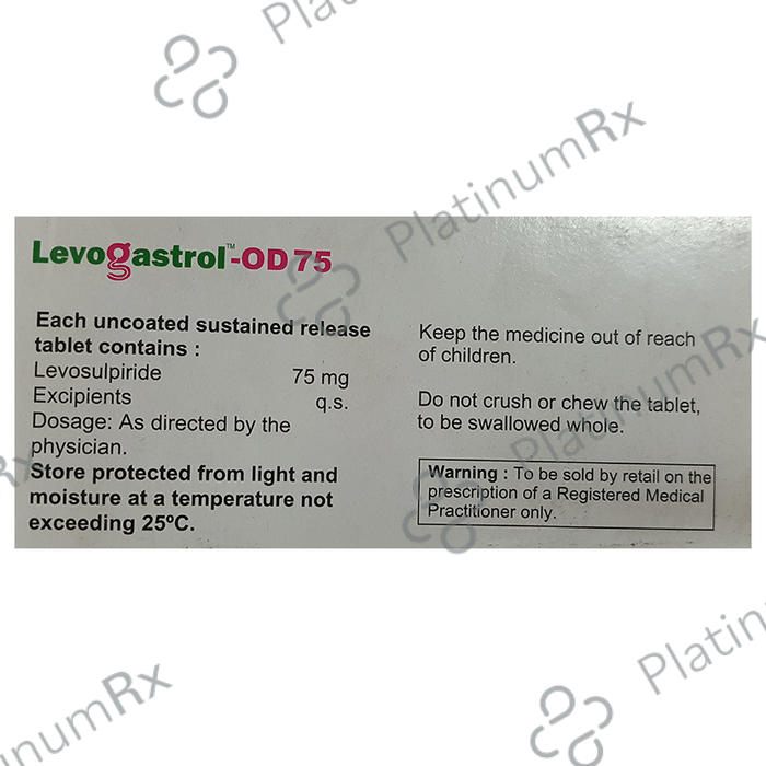 Levogastrol OD 75 Tablet SR