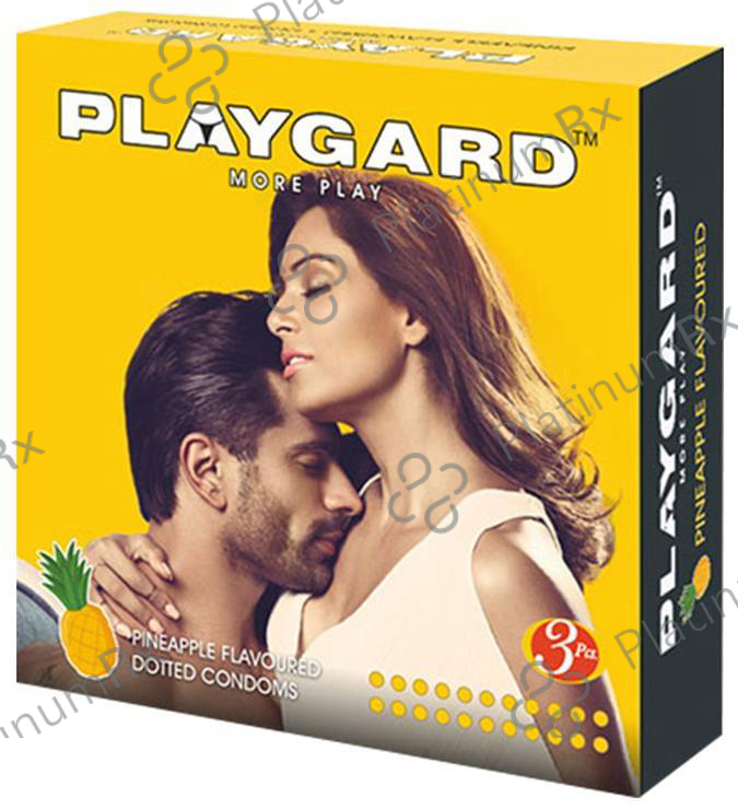 Playgard Dotted Condom Pineapple