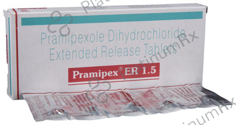 Pramipex ER 1.5mg Tablet 10s