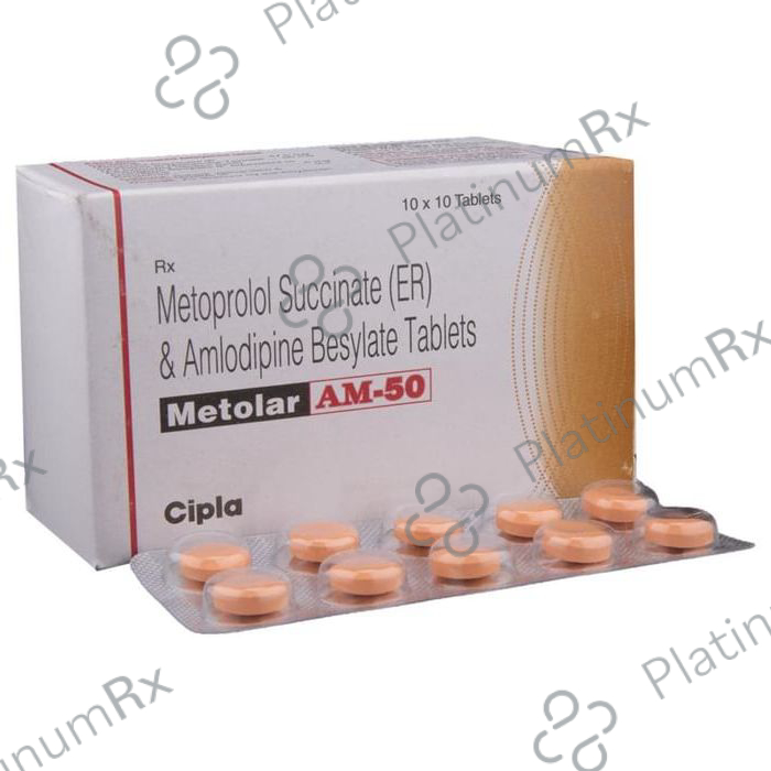 Metolar AM 5/50mg Tablet 10s