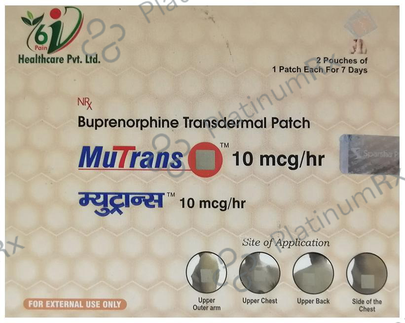 Mutrans 10mcg/hr Transdermal Patch
