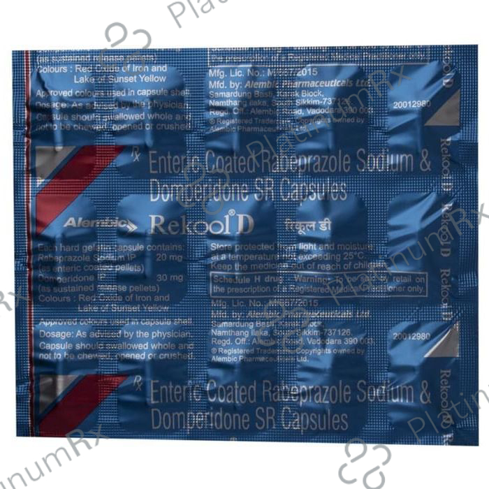 Rekool D 30/20mg Capsule SR 15s