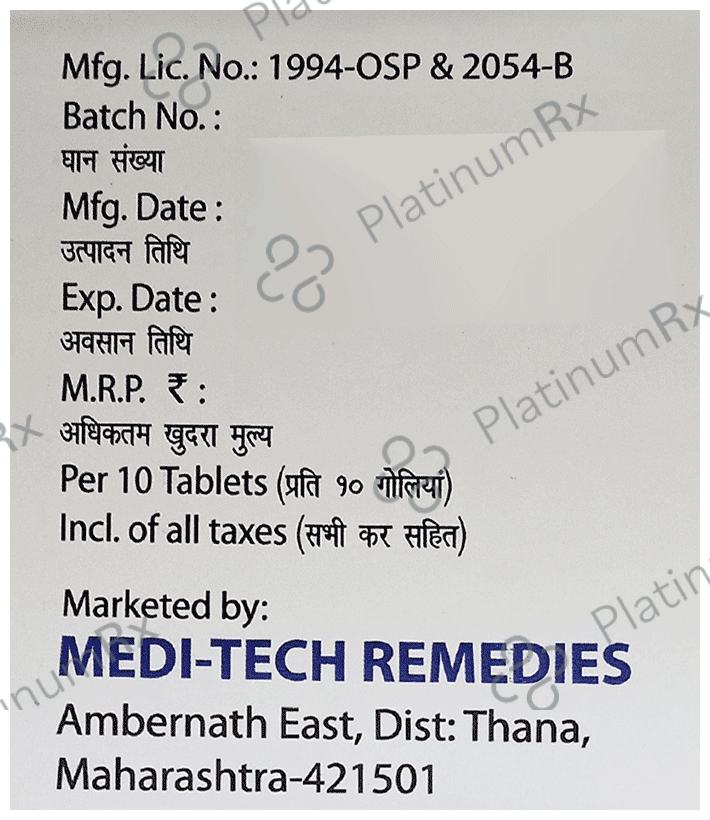 Alnox CV 625 Tablet