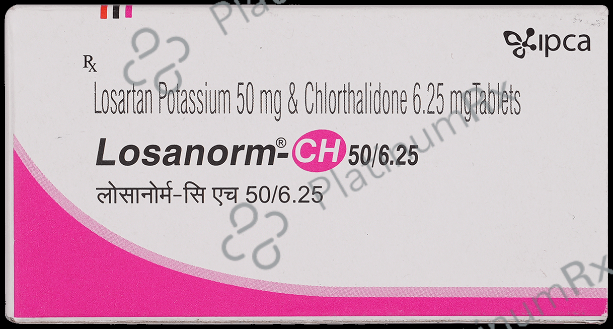 Losanorm-CH 50/6.25 Tablet