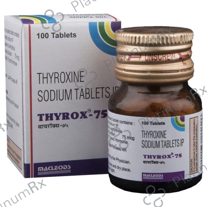 Thyrox 75 Tablet 100 Tablet
