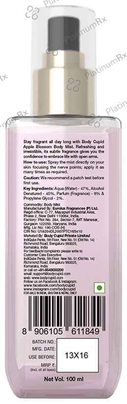 Body Cupid Body Mist Apple Blossom
