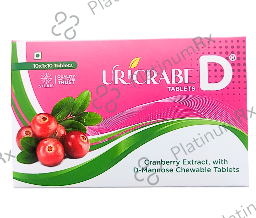 Uricrabe D Cranberry Extract D mannose Tablet 10s