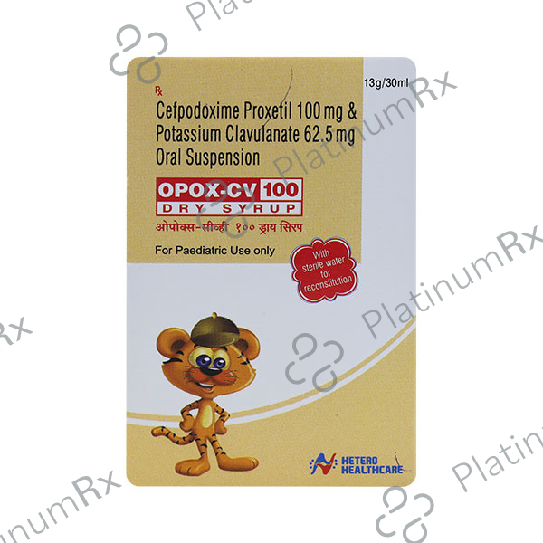 Opox CV 100/62.5mg Dry Syrup 30ml