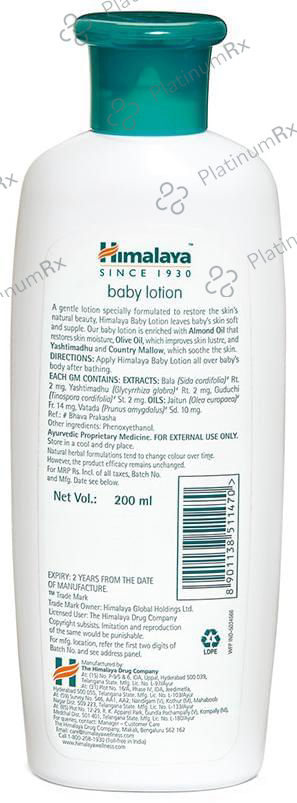 Himalaya Baby Lotion 200ml