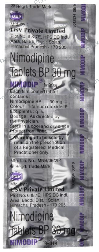 Nimodip 30mg Tablet 10s