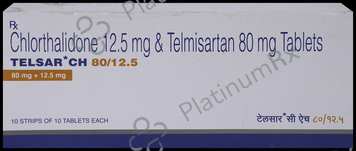 Telsar CH 80 12.5/80mg Tablet 10s
